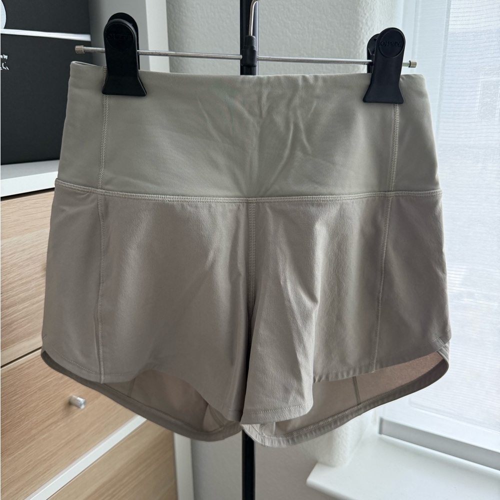 lululemon athletica Women's Beige Athletic Shorts | size 0